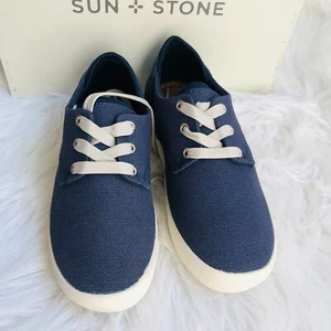 Sun & Stone Jungen Kinder Halbschuhe Größe 13 M dunkelblau Kiva Schnürschuhe Freizeitschuhe neu mit Karton - Bild 1 von 6