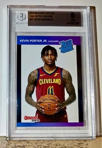 Kevin Porter Jr. 2019-20 Panini NBA #25 Rated Rookies 1/3431 BGS 9 Caveliers - Picture 1 of 2