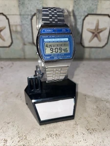 1981 Rare Vintage Casio Melody Musical Alarm Blue Edition M-1230 , Made In Japan - Picture 1 of 10