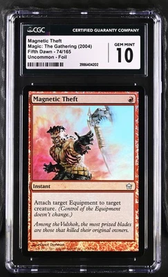 MAGNETIC THEFT Fifth Dawn Foil CGC 10 MTG [Nostalgium] - Image 1 of 2