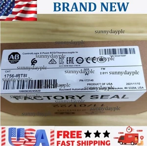 AB 1756-IRT8I /B ControlLogix 8 Point RTD Thermocouple Module US Free Tax - Picture 1 of 5