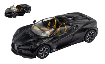 MODELLINO AUTO STATICO RE.EL.TOYS BUGATTI MISTRAL NERO MODELLISMO SCALA 1:32 - Immagine 1 di 4
