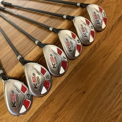 USED RH Majek K5s Men's Hybrid Iron Set 4 6 7 8 9 PW Graphite Shaft Good - Image 1 of 4