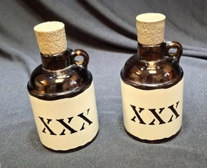 2 x Vintage Avon Little Brown Krüge Deep Woods & Apres-Rasage After Shave leer  - Bild 1 von 7