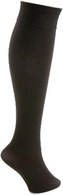 HUE Women’s Rib Knee High Socks Espresso One Size – Soft Stretch Comfort Dress S - Image 1 of 2