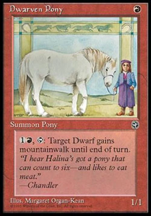 Dwarven Pony - Medium Play MTG Homelands - Image 1 of 1