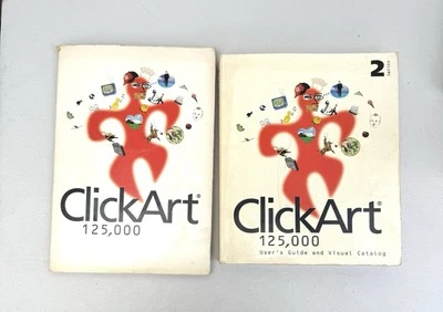 Broderbund ClickArt Software Clip Art 125,000 - Images 9 CDs & Book - Image 1 of 4