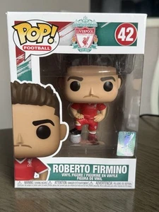 ROBERTO FIRMINO - FUNKO POP! #42 Liverpool FC Oficial - ¡Nuevo en Caja! - Imagen 1 de 6