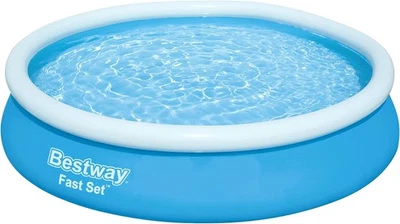 Bestway Fast Set Aufstellpool ohne Pumpe Ø 366 x 76 cm, blau, rund - 5.377 Liter - Bild 1 von 4