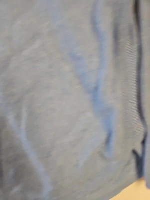 Suéter Diseño Vertical Azul 100% Cachemira Cuello Tortuga 2 Capas Cuello Capucha  Foto 1 de 4