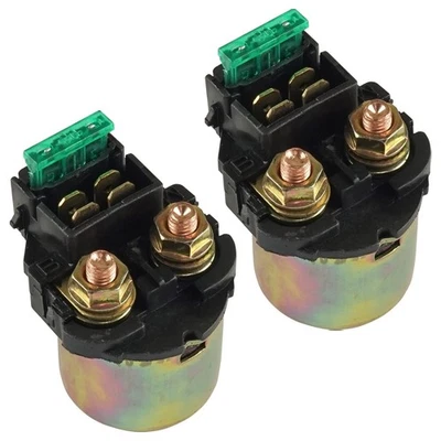2x Starter Solenoid Relays for Kawasaki EX500 1987-1993 Ninja 500 500R 1994-2009 - Image 1 of 4
