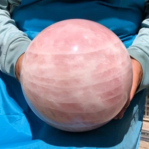 16,3 Pfund Natürliche Rosa Rosenquarz Kristall Kugel Kugel Heilung Reiki 1109 - Bild 1 von 17