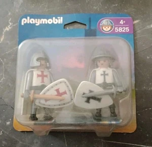 Playmobil 5825 "2x Crusaders with Swords and Shields" NEW & Original Packaging from 2007 - Picture 1 of 1