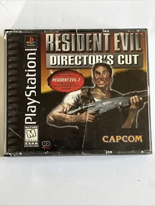Resident Evil Director's Cut (Sony PlayStation 1, 1997) PS1 2 Disc No Manual - Picture 1 of 10