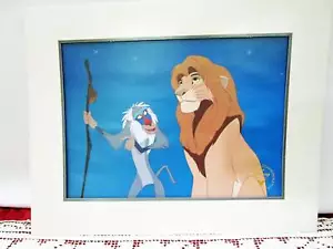 Vintage 1995 Disney König der Löwen Gedenklithographie Disney Store exklusiv - Bild 1 von 10