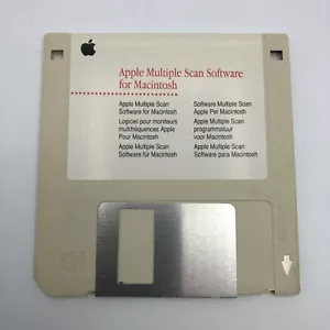 Apple Macintosh Multiple Scan Software - 1 original floppy - Afbeelding 1 van 3