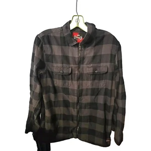 Vans/Independent Zip Up Flannel Classic Fit Size Small - Picture 1 of 8