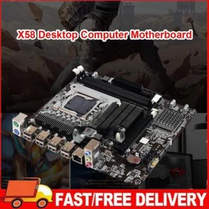 X58 Desktop Motherboard 1366Pin Support DDR3 ECC Server Memory Mainboard - Bild 1 von 7