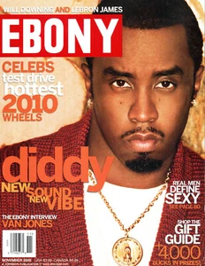 EBONY Magazine November 2009 Diddy Sean Combs Van Jones Tameka Foster Raymond - Imagen 1 de 3