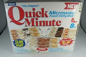 Quick Minute Microwave Food Dehydrator 8 Pc.Set New - Picture 1 of 4