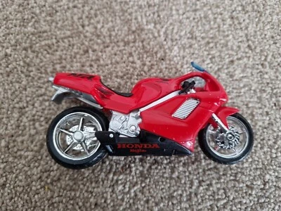 1/18 Maisto Atlas Honda Numero Pressofuso Motocicletta Moto Bicicletta - Immagine 1 di 2