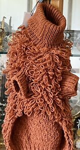 New ListingMax Bone Curly Knit Jumper Large Ginger Spice New