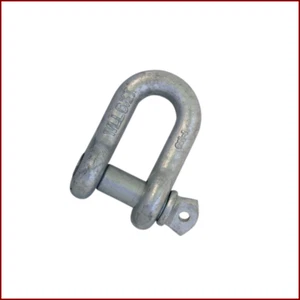 7/8" Galvanized Screw Pin Chain Shackle - Picture 1 of 2