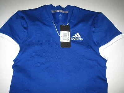 ADIDAS PRIMEKNIT A1 FOOTBALL  JERSEY ROYAL WHITE MEN'S SIZE XL NWT - Image 1 of 4