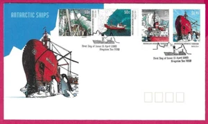 AUSTRALIA ANTARCTIC FDC 2003 - ANTARCTIC SHIPS - Shs KINGSTON - Picture 1 of 2