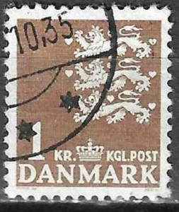 Dänemark 1946 Mi-289 X Reichswappen Briefmarke Briefmarken Marke Post (XD5668) - Picture 1 of 2