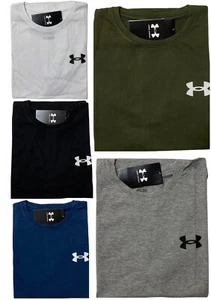 MEN'S UNDER ARMOUR GORGEOUS SOFT COTTON SHORT SLEEVE CREW NECK T-SHIRT - Picture 1 of 8