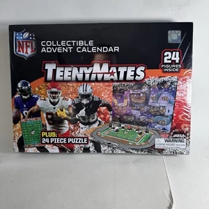 NFL Teenymates Advent Calendar Party Animal 24 Figures Puzzle New Sealed - Picture 1 of 7
