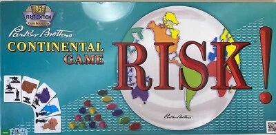 Risk Continental Game 1959 1st Edition Classic Reproduction Parker Brothers NEW - Image 1 of 2