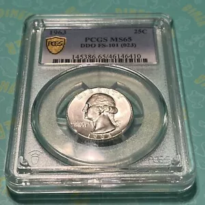 US COIN ERROR 25c DDO PCGS MS 65 - Picture 1 of 4