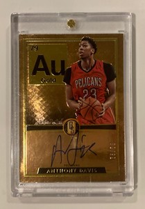 2015-16 Panini Gold Standard Au Gold Anthony Davis AUTO 73/79 Pelicans - MINT