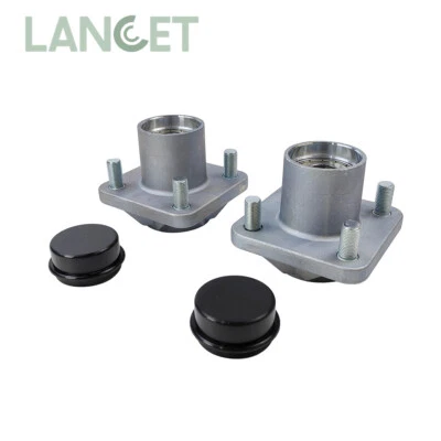 2 Complete Front Wheel Hub Fits EZ-GO RXV 2008-UP Gas Electric 609603 600001 - Image 1 of 4