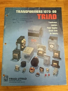 Triad Transformers 1979-80 Induttori Alimentatori Catalogo Vintage OEM Utrad - Foto 1 di 5