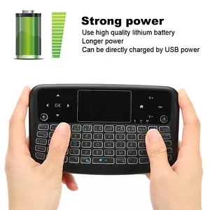 A36 Mini Wireless Keyboard Remote Control Mouse Touchpad Keyboard For Tv - Picture 1 of 24