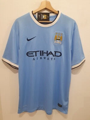 MANCHESTER CITY 2013 2014 NIKE SIZE M / L NEW JERSEY SHIRT TRIKOT FOOTBALL - Image 1 of 4