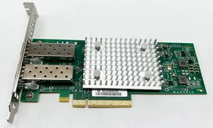 DELL KH63X MARVELL FASTLINQ QL41232HFCU Dual Port 10/25GbE SFP28 NIC FH Bracket - Picture 1 of 9