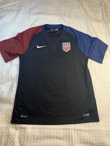 Nike Dri-Fit Mens Size Large Team USA World Cup Soccer Jersey Shirt 2016 Futball - Picture 1 of 12