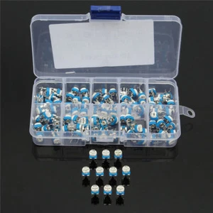 100Pcs RM065 Potentiometer Sortiment Kits 10 Werte variabler Widerstand - Bild 1 von 9