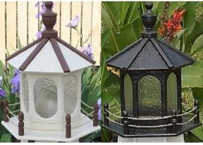 Tapas de repuesto (cúpulas) hechas por Amish para faros hexagonales de madera Foto 1 de 2