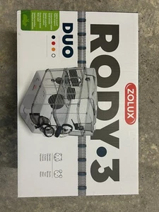 Cage Duo rody3. couleur Bleu. taille 41 x 27 x 40.5 cm H. pour rongeur - Photo 1/4