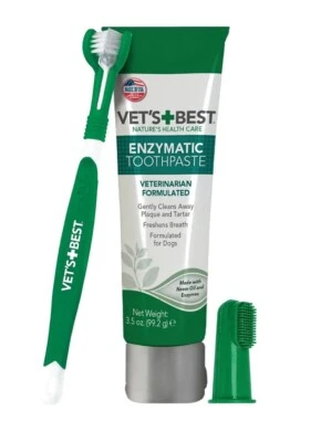 Vet's Best Enzymatic Dog Toothpaste Dental Gel Cleans Teeth Fresh Breath 3.5oz - Image 1 of 4