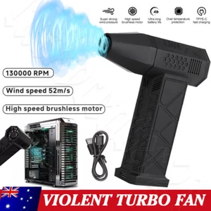 X3 Violent Blower Mini Turbo Jet Fan Handheld Brushless Motor 130,000 RPM 52m/s - Picture 1 of 12