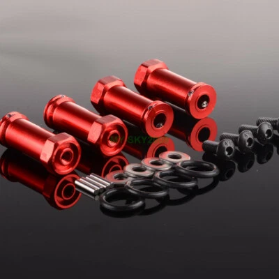 4pcs 30mm Thickness Enhanced Mount 12mm Wheel Hex Drive Adaptor Fits RC Traxxas - Image 1 of 3