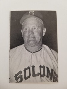1958 PCL POPCORN CARD # 205 WHITEY WIETELMANN  SAC SOLONS (CA. 1974 ED BRODER)