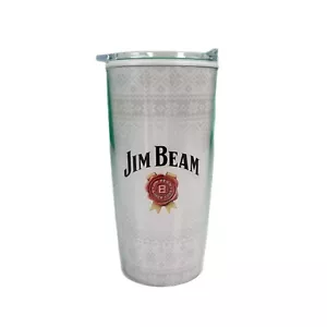 Taza de viaje de whisky de vacaciones Jim Beam vaso frío caliente sin BPA aislada - Imagen 1 de 7