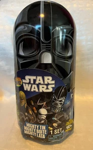Mighty Beanz Star Wars Mighty Tin Holds 40+ Beanz Darth Vader Metal 10" - Picture 1 of 4